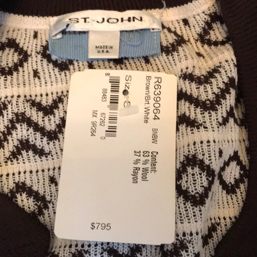 NWT St. John Cardigan - Picture 8 of 8